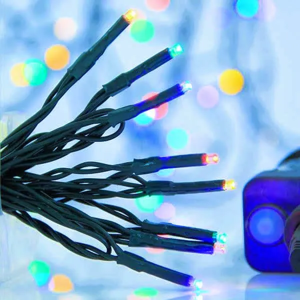 Σειρά 100 LED 5 μέτρων, πολύχρωμη, εξωτερικού χώρου