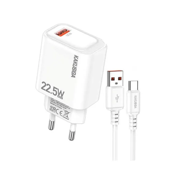 Φορτιστής τοίχου 30W με καλώδιο USB-C
