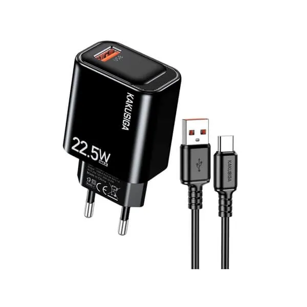 Φορτιστής τοίχου 30W με καλώδιο USB-C